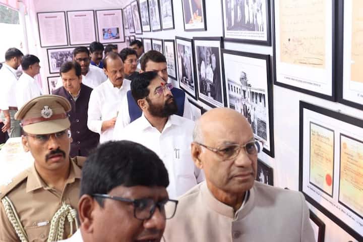 भारतरत्न डॉ. बाबासाहेब आंबेडकर (Dr Babasaheb Ambedkar) यांचे 6 डिसेंबर 1956 रोजी दिल्लीमध्ये महापरिनिर्वाण झालं आणि संपूर्ण भारतावर दु:खाचा डोंगर कोसळला. ( Photo Credit : Twitter/@mieknathshinde )