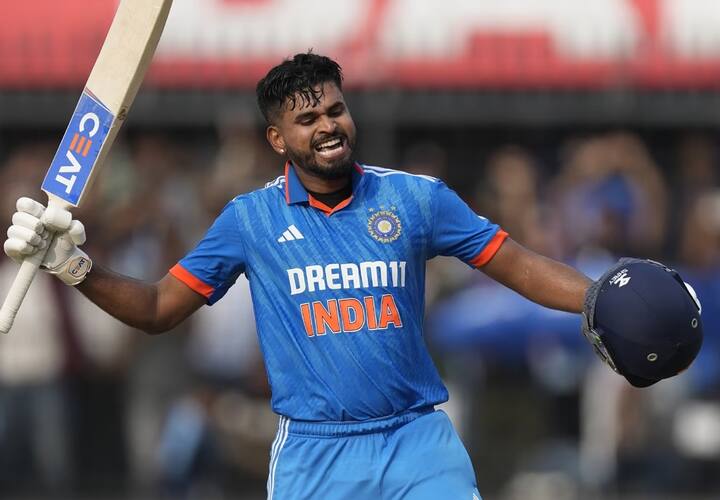 ભારતીય ટીમનો મિડલ ઓર્ડર બેટ્સમેન શ્રેયસ ઐય્યર આજે 29 વર્ષનો થઈ ગયો છે. તેણે નવેમ્બર 2017માં ડેબ્યૂ કર્યું હતું. અત્યાર સુધી આ ખેલાડીએ 10 ટેસ્ટ મેચમાં 44.40ની એવરેજથી 666 રન, 58 વન-ડે મેચમાં 49.59ની એવરેજથી 2331 રન અને 51 ટી-20 મેચમાં 30.66ની એવરેજથી 1104 રન ફટકાર્યા છે. શ્રેયસ ઐય્યરે તાજેતરમાં પૂરા થયેલા વર્લ્ડ કપમાં શાનદાર બેટિંગ કરી હતી અને 4 નંબર પર રમતી વખતે વર્લ્ડ કપમાં 500 રન બનાવનાર પ્રથમ ખેલાડી બન્યો હતો.