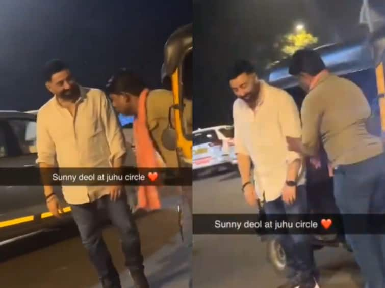 Sunny Deol give explanation on viral drunk video share shooting bts video Sunny Deol: मुंबईच्या रस्त्यावर नशेत फिरत होता सनी देओल? तारा सिंहनं स्वत:च सांगितलं व्हायरल व्हिडीओ मागील सत्य