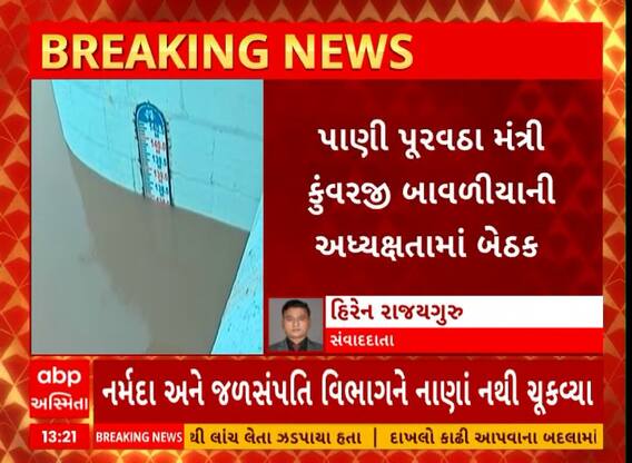 Kuvarji Bavaliya | ઉદ્યોગો, મનપા-પાલિકા પાસે પાણીના બાકી નાણા વસુલવા મંત્રી કુંવરજી બાવળિયાની બેઠક
