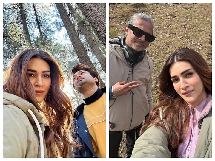 Kriti Sanon has wrapped up the schedule of her maiden production 'Do Patti' in Manali, and shared some behind-the-scenes from the shooting of the movie.