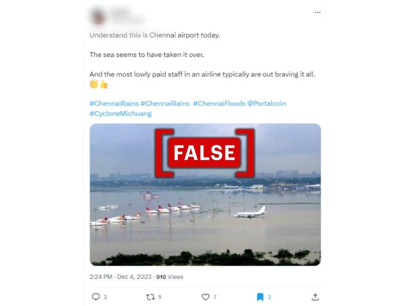 Fact Check: Old Videos Being Shared To Show Chennai Reeling Under Cyclone Michaung