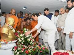 Ambedkar Death Anniversary Images: महाराष्ट्र के राज्यपाल, मुख्यमंत्री सहित अन्य नेताओं ने अंबेडकर को दी श्रद्धांजलि, देखें तस्वीरें