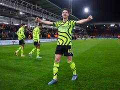 Premier League: Declan Rice's Last Minute Goal Against Luton Helps Arsenal Solidify Top Spot