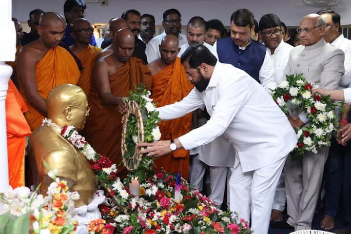 डॉ. बाबासाहेब आंबेडकरांचे अर्थशास्त्रज्ञ, राजकारणी आणि समाजसुधारक, लेखक, पत्रकार असे व्यक्तिमत्वाचे विविध पैलू आहेत. ( Photo Credit : Twitter/@mieknathshinde )