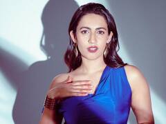 Niharika Konidela Images : బ్లూ డ్రెస్​లో స్టన్నింగ్ ఫోజులిచ్చిన నిహారిక కొణిదెల