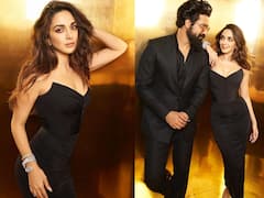 Kiara Advani Photos : கருப்பு உடையில் கலக்கும் நடிகை கியாரா அத்வானி!