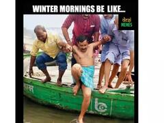 'आज नहाऊ या नहीं...', ठंड बढ़ते ही सोशल मीडिया पर मीम्स की की बौछार, देखें वायरल Tweets