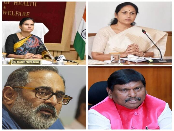 5 state election central ministers have additional department incharge arjun munda Shobha Karandlaje மத்திய அமைச்சரவையில் மாற்றம்! 4 அமைச்சர்களுக்கு கூடுதல் பொறுப்பு!