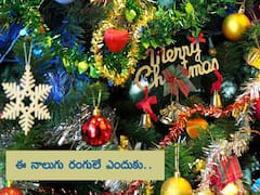 క్రిస్మస్ వేడుకలలో ఈ రంగులు చాలా ప్రత్యేకం - ఎందుకంటే!