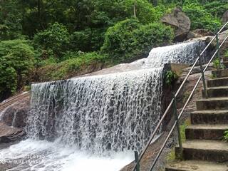 Tourists are happy as Covai kutralam has opened after a long time நீண்ட நாட்களுக்கு பிறகு கோவை குற்றாலம் திறப்பு  சுற்றுலா பயணிகள் மகிழ்ச்சி!