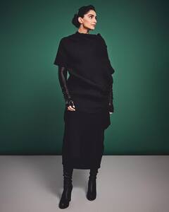 PICS: Sonam Kapoor Teaches How To Be Winter Ready In An All-Black Outfit