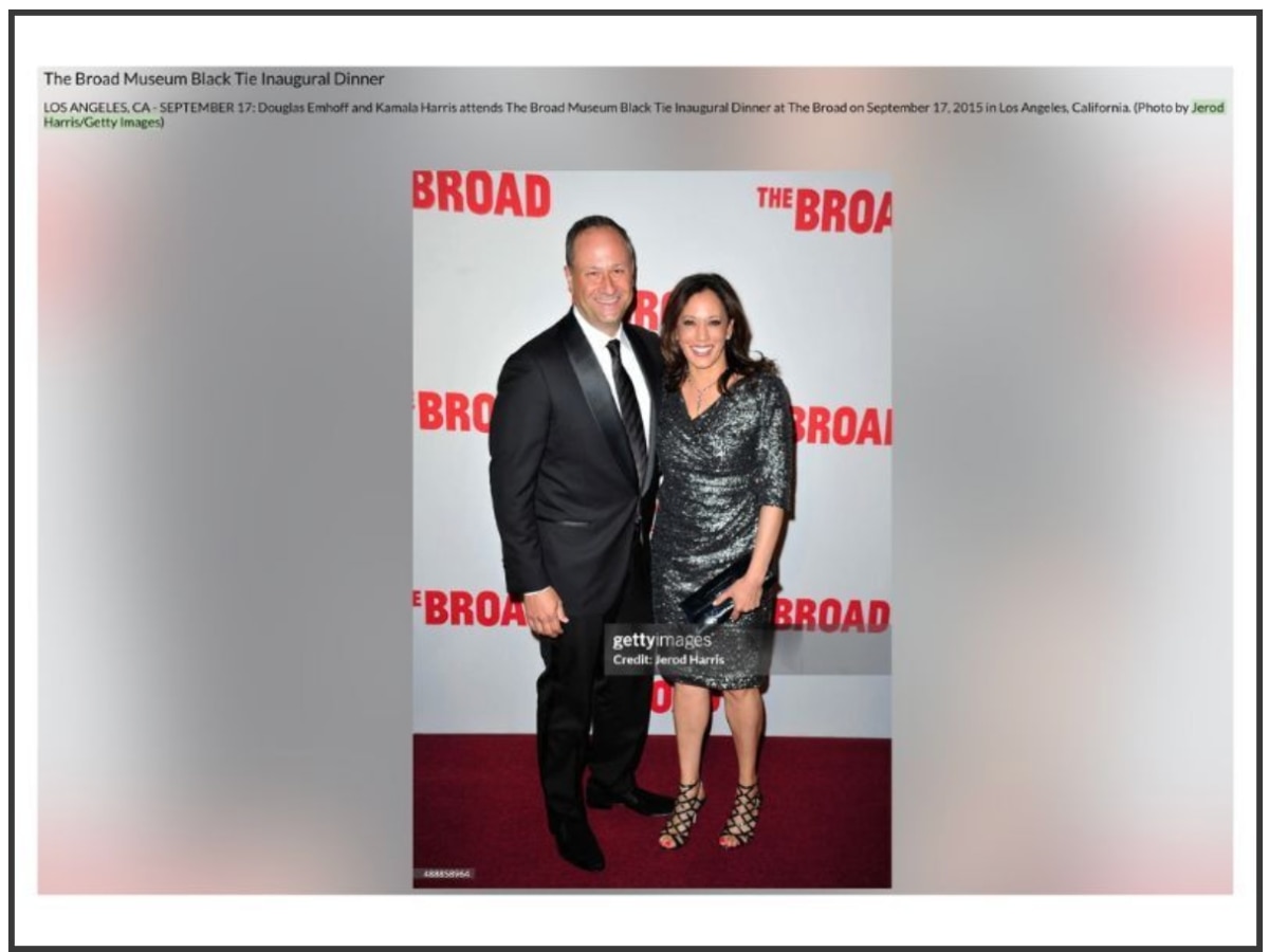 Fact Check: Kamala Harris Photo Showing Her With Jeffrey Epstein Is Fake