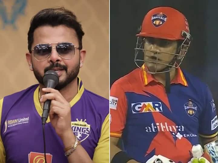 Sreesanth reacts on Gautam Gambhir Cryptic Post after Legends League Cricket clash Sreesanth vs Gambhir: 'तुम अहंकारी और क्लासलेस शख्स' गंभीर की पोस्ट पर श्रीसंत ने निकाली भड़ास; सोशल मीडिया पर जारी है विवाद