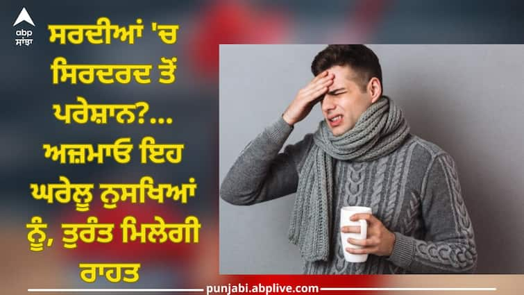 winter headache home remedies read this helpful article health tips Winter Headache: ਸਰਦੀਆਂ 'ਚ ਸਿਰਦਰਦ ਤੋਂ ਪਰੇਸ਼ਾਨ ਹੋ ਤਾਂ ਅਜ਼ਮਾਓ ਇਹ ਘਰੇਲੂ ਨੁਸਖਿਆਂ ਨੂੰ, ਤੁਰੰਤ ਮਿਲੇਗੀ ਰਾਹਤ