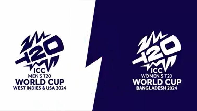 ICC unveils its official logos for Men's and Women's T20 World Cup 2024 T20 World Cup 2024: ব্যাট, বল আর এনার্জি, তিনের সম্বন্বয়ে তৈরি টি-টোয়েন্টি বিশ্বকাপের নতুন লোগো