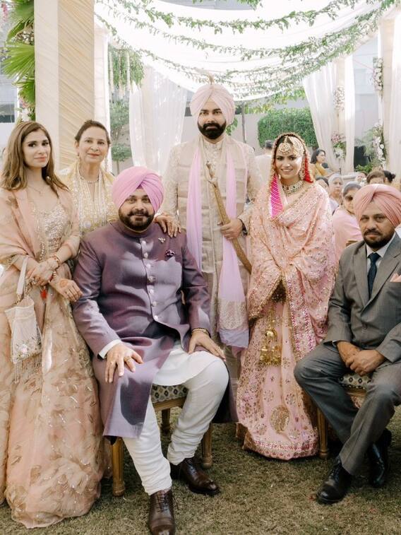 इनायत से शादी के बंधन में बंधे नवजोत सिंह सिद्धू के बेटे