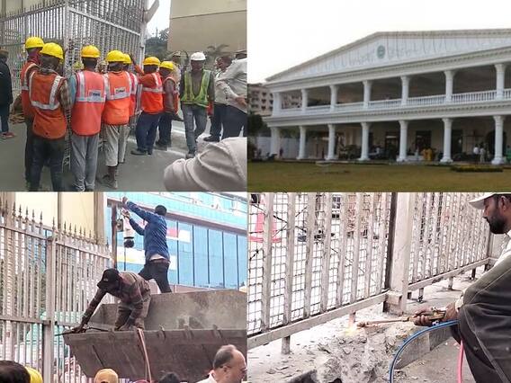 Revanth Reddy Oath Taking Ceremony |రేవంత్ రెడ్డి పాలన షురూ-ప్రగతి భవన్ వద్ద ఆంక్షలు ఎత్తివేత | ABP