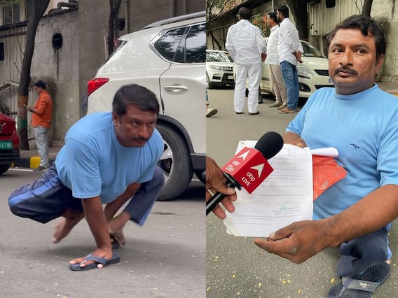 Disabled Man From Nalgonda Revanth Reddy Oath Taking | కాళ్లు లేకున్నా.. రేవంత్ ప్రమాణస్వీకారం కోసం