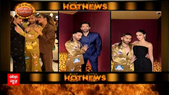 Orry's Signature pose pictures with B-Town stars goes viral, stuns Fans with his Golden Cartoon suit