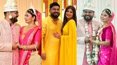 Soumya-Sandipta Marriage: রাজকীয় বিয়ের আসরে হল না কন্যাদান, সৌম্য-সন্দীপ্তার বিয়ের খুঁটিনাটি