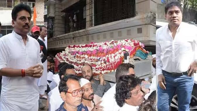 Junior Mehmood Last Rites: જૂનિયર મહેમૂદના અંતિમ દર્શન માટે પહોંચ્યા સ્ટાર્સ, નમ આંખો સાથે વિદાય