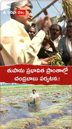 తుపాను ప్రభావిత ప్రాంతాల్లో చంద్రబాబు పర్యటన.!