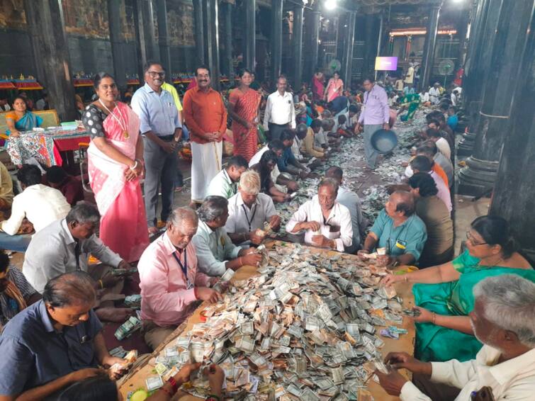 Tiruvannamalai Annamalaiyar Temple Karthigai Deepam Undiyal collection3.29 crore rupees TNN அண்ணாமலையார் கோயில் கார்த்திகை தீப உண்டியல் காணிக்கை - வசூல் எவ்வளவு தெரியுமா..?