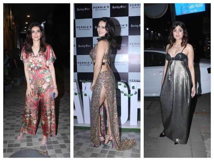 Sunny Leone, Shamita Shetty and other celebs were spotted at the store launch of fashion designer Rocky S.