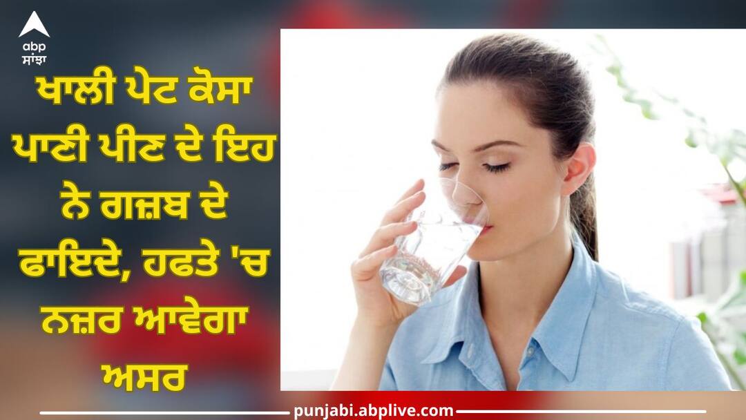 sipping lukewarm water in morning can improve cognitive function health care news Sipping Lukewarm Water: ਖਾਲੀ ਪੇਟ ਕੋਸਾ ਪਾਣੀ ਪੀਣ ਦੇ ਇਹ ਨੇ ਗਜ਼ਬ ਦੇ ਫਾਇਦੇ, ਹਫਤੇ 'ਚ ਨਜ਼ਰ ਆਵੇਗਾ ਅਸਰ
