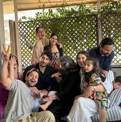 Pics: करीना ने घर बुलाकर मनाया सास का बर्थडे, इक्ट्ठा हुआ पटौदी परिवार, दामाद कुणाल खेमू ने जोर-जोर से गाया सास के लिए गाना