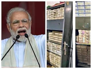 PM Modi slams Congress After Rs 200 Crore Cash found from MP premises எம்பி வீட்டில் ரெய்டு.. கட்டுக்கட்டாக பணம் பறிமுதல்.. மக்களுக்கு பிரதமர் மோடி அளித்த வாக்குறுதி 