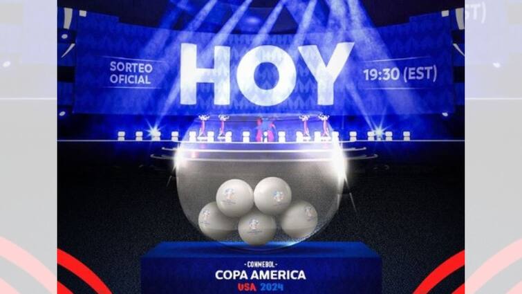 CONMEBOL Copa America 2024 Draw: groups, pots, matchups, dates and more Copa America 2024 Draw: কোপা আমেরিকার ১৬ দলের গ্রুপ বিন্যাস ঘোষণা, মেসি-নেমাররা কোন গ্রুপে?