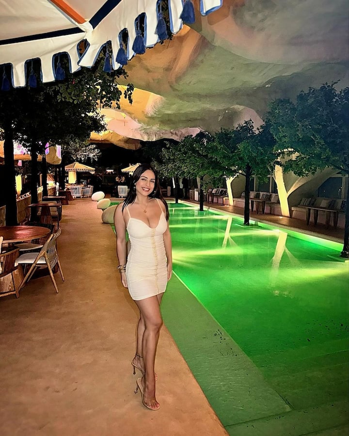 નેહા મલિકે વ્હાઈટ બોડીકોન લૂકમાં ખૂબ જ શાનદાર તસવીરો શેર કરી છે.