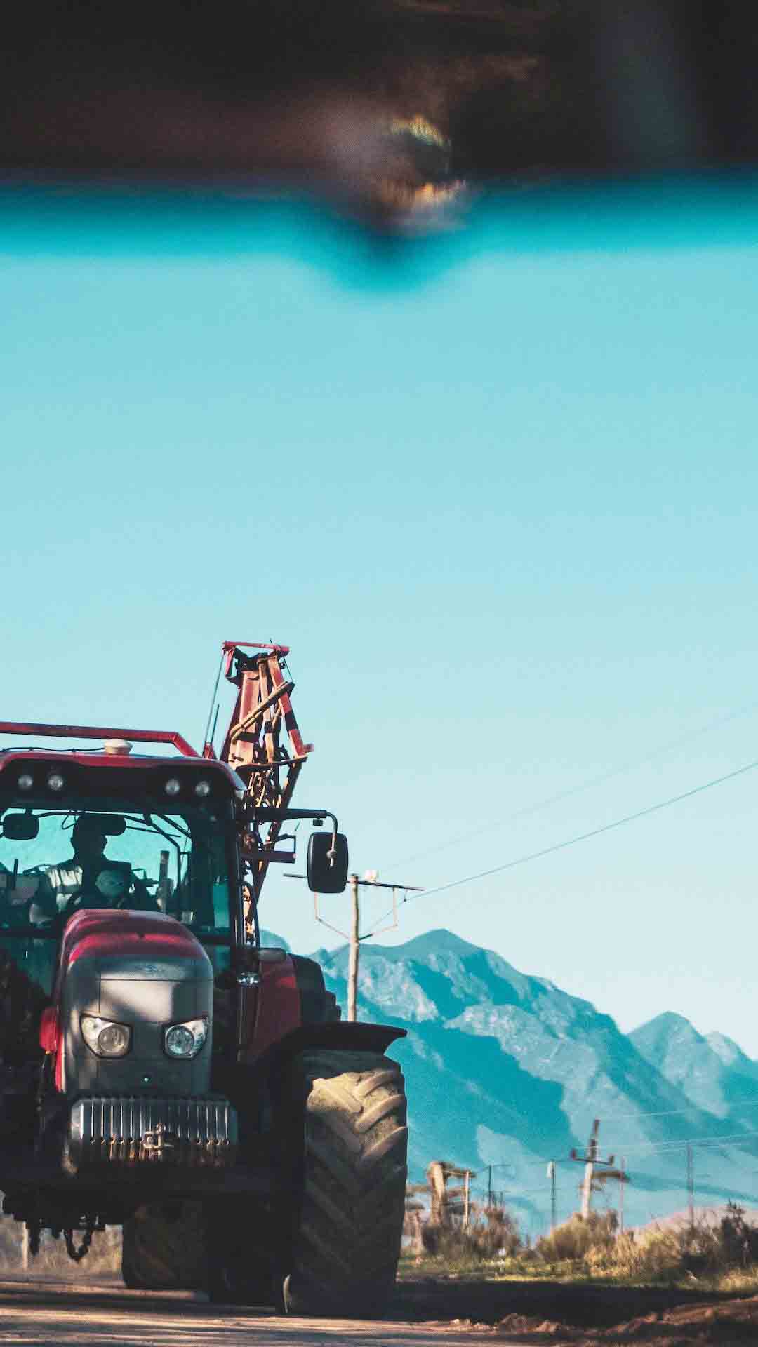 आपने ट्रैक्टर के आगे और पीछे के
