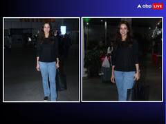 ब्लैक टॉप और ब्लू डेनिम में Tripti Dimri लगीं कमाल, 'एनिमल' एक्ट्रेस के कूल लुक की हो रही तारीफ, तस्वीरें वायरल