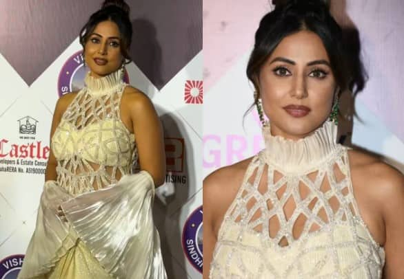 Heena Khan: વ્હાઈટ ડ્રેસમાં ટીવી એક્ટ્રેસ હિના ખાને કરાવ્યું ફોટોશૂટ, જુઓ તસવીરો