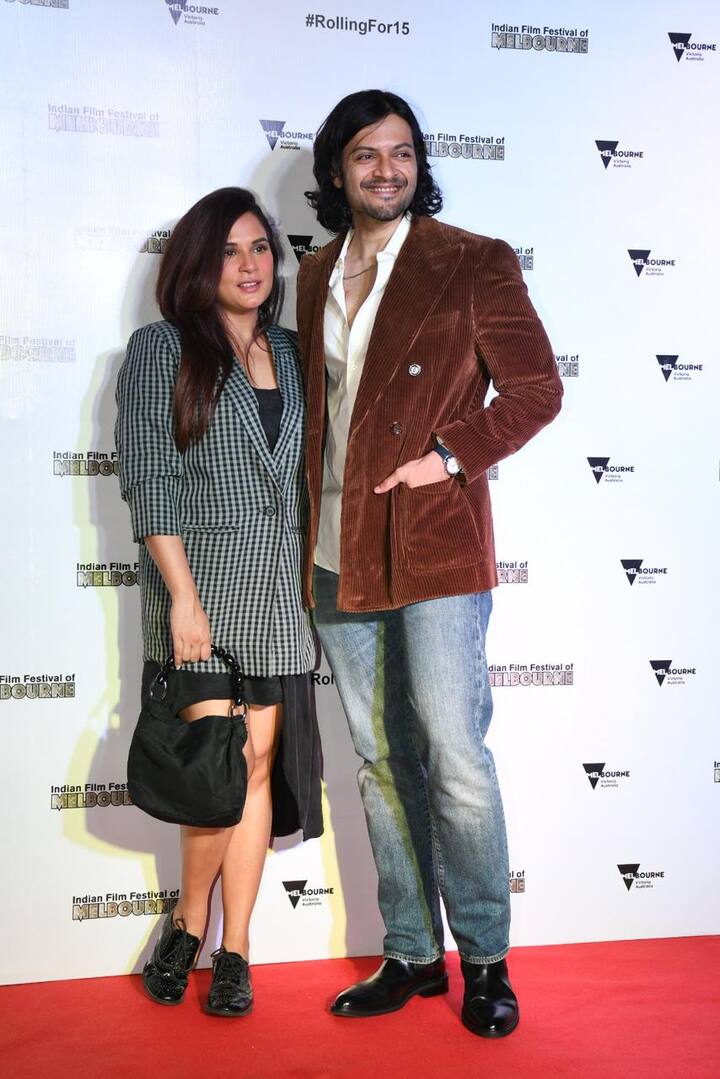 Ali Fazal and Richa Chadha pose for the photographs. (All images: Special arrangement)