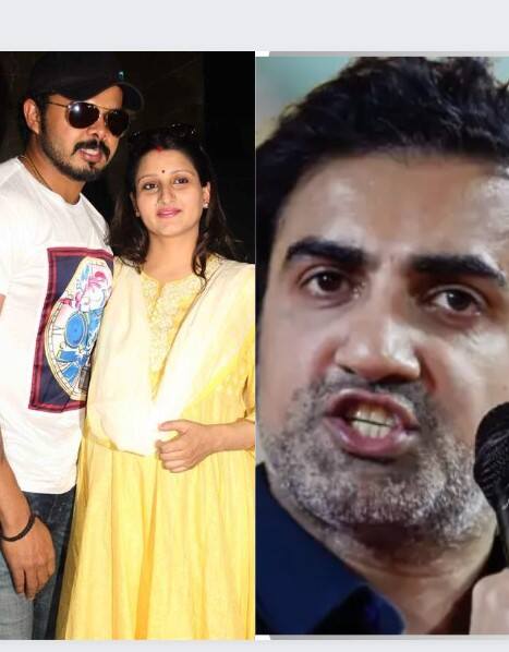 ਗੌਤਮ ਗੰਭੀਰ 'ਤੇ ਬੁਰੀ ਤਰ੍ਹਾਂ ਭੜਕੀ ਸ਼੍ਰੀਸੰਤ ਦੀ ਪਤਨੀ