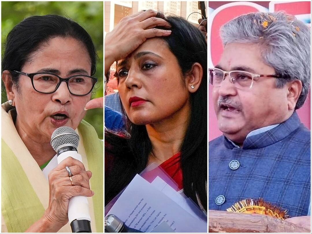 Mahua Moitra Lok Sabha Expulsion: TMC, BJP Accuse Each Other Of 'Killing Democracy' Mahua Moitra Lok Sabha Expulsion: TMC, BJP Accuse Each Other Of 'Killing Democracy'