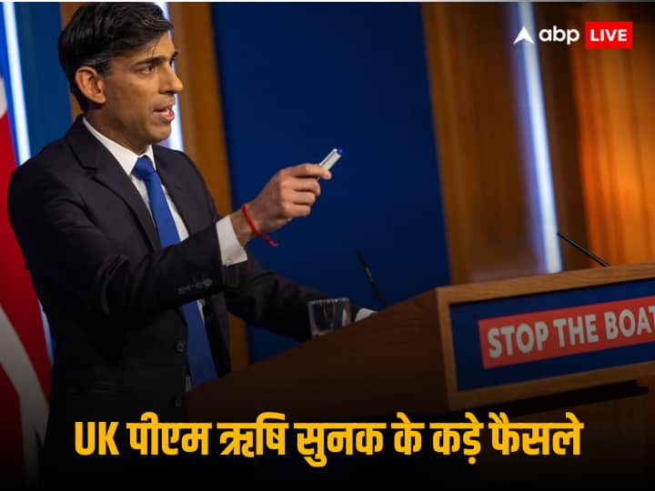 UK PM Rishi Sunak react over Illegal Migrant Britain New Law over X formerly twitter UK PM Rishi Sunak: ब्रिटेन में अवैध तरीके से घुसने वालों पर लगेगी लगाम, PM सुनक लाने जा रहे अब तक का सबसे कड़ा कानून, जानें