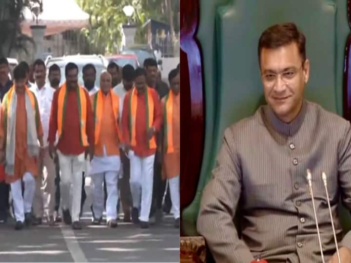 AIMIM Leader Akbaruddin Owaisi Made Telangana Interim Speaker BJP MLAs Boycotts oath taking 