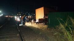 कसारा - इगतपुरी दिशेने जाणारी मालगाडी रुळावरून घसरली, रेल्वेवाहतूक ठप्प