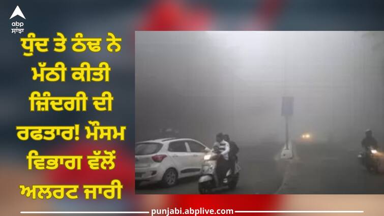 Punjab Weather Today: alert issued in Punjab regarding fog, drivers worried due to low visibility Punjab Weather Today: ਧੁੰਦ ਤੇ ਠੰਢ ਨੇ ਮੱਠੀ ਕੀਤੀ ਜ਼ਿੰਦਗੀ ਦੀ ਰਫਤਾਰ! ਮੌਸਮ ਵਿਭਾਗ ਵੱਲੋਂ ਅਲਰਟ ਜਾਰੀ