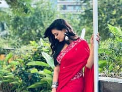 Shweta Tiwari: लाल साडीत श्वेता तिवारीने पुन्हा वाढवले हृदयाचे ठोके, स्टाईलने वेधून घेतले चाहत्यांचे लक्ष!