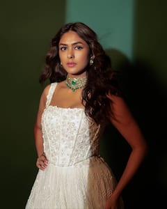 Mrunal Thakur Is A Vision To Behold In A White Outfit; SEE PICS