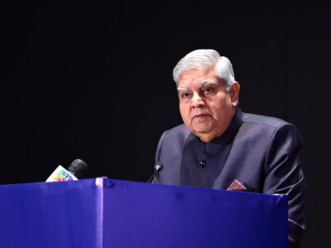 Vice President Jagdeep Dhankhar Empower Not Pockets But Human Minds Comments On Freebies Distort Expenditure Plans Vice-Prez Dhankhar Comments On 'Freebies', Says Such Promises 'Distort' Expenditure Plans