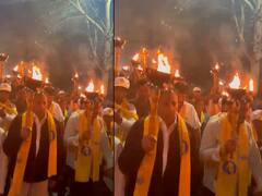 Rohit Pawar : रोहित पवारांची युवा संघर्ष यात्रा नागपुरात,  स्थानिक नेते आणि पदाधिकारी यात्रेत सहभागी