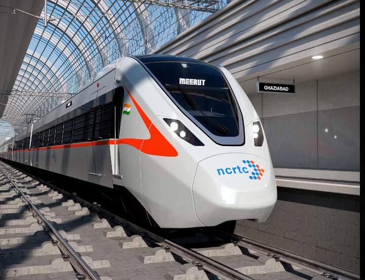 Delhi Meerit RRTS Namo Bharat train  Trial run done First time from Duhai to Modi Nagar South station RRTS: दुहाई-मोदी नगर साउथ तक पहली बार नमो भारत ट्रेन का हुआ ट्रायल रन, यहां तक है दौड़ाने की तैयारी 