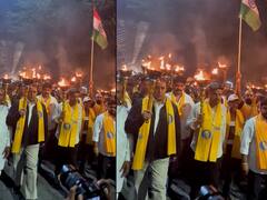 Rohit Pawar : रोहित पवारांची युवा संघर्ष यात्रा नागपुरात,  स्थानिक नेते आणि पदाधिकारी यात्रेत सहभागी